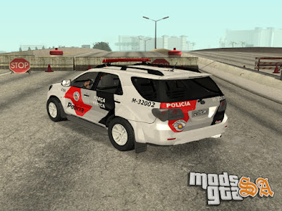 Toyota Hilux SW4 2014 Forca Tatica para GTA San Andreas